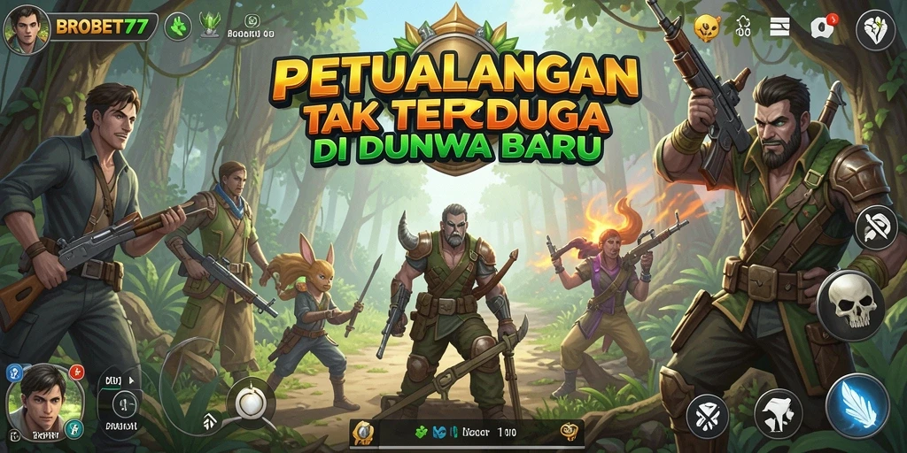 Tampilan gameplay BROBET77 yang menakjubkan saat menjelajahi dunia petualangan.