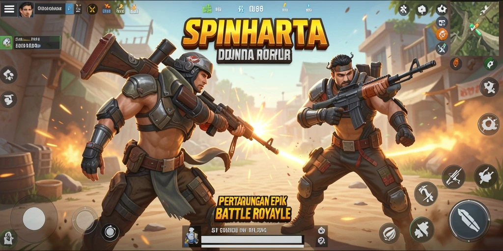Tangkapan layar menunjukkan aksi mendebarkan dalam SPINHARTA.